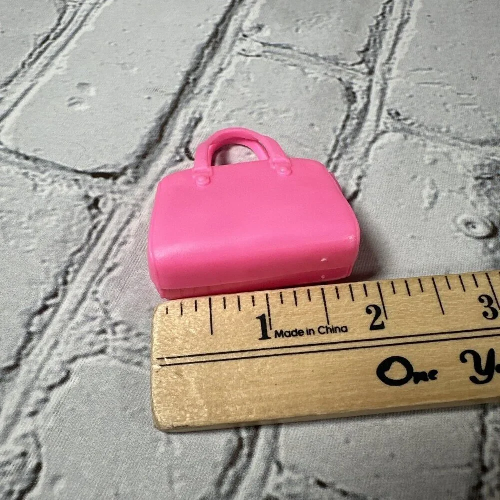 Barbie Pink Large Tote Suitcase Purse Accessory Unbranded 2”